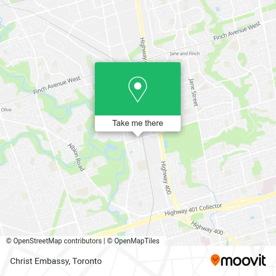 Christ Embassy map