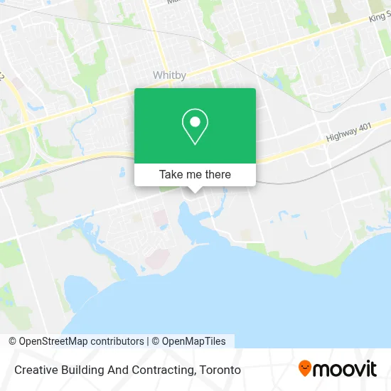 Creative Building And Contracting map