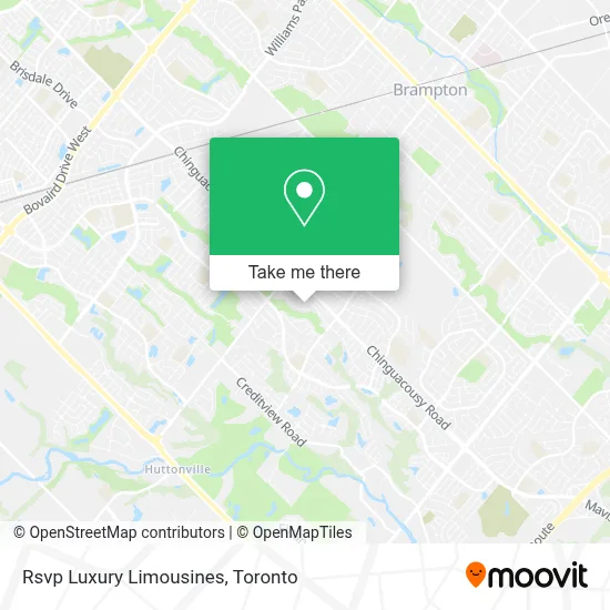 Rsvp Luxury Limousines map