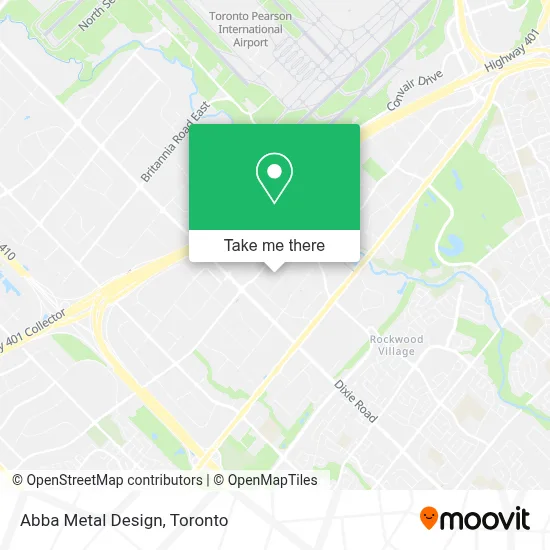 Abba Metal Design map
