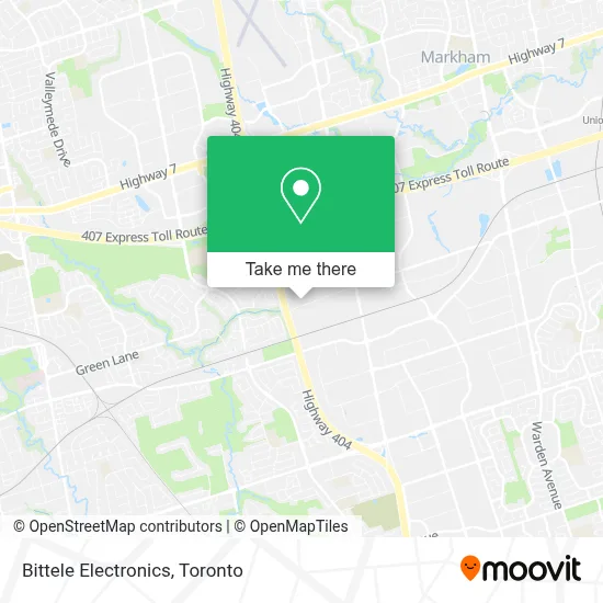 Bittele Electronics map