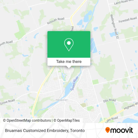 Bruamas Customized Embroidery map