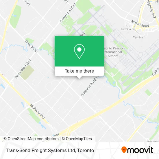 Trans-Send Freight Systems Ltd map