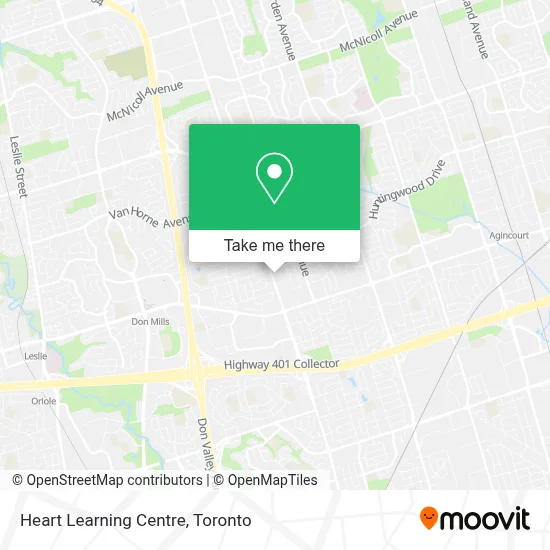Heart Learning Centre map