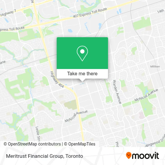 Meritrust Financial Group map