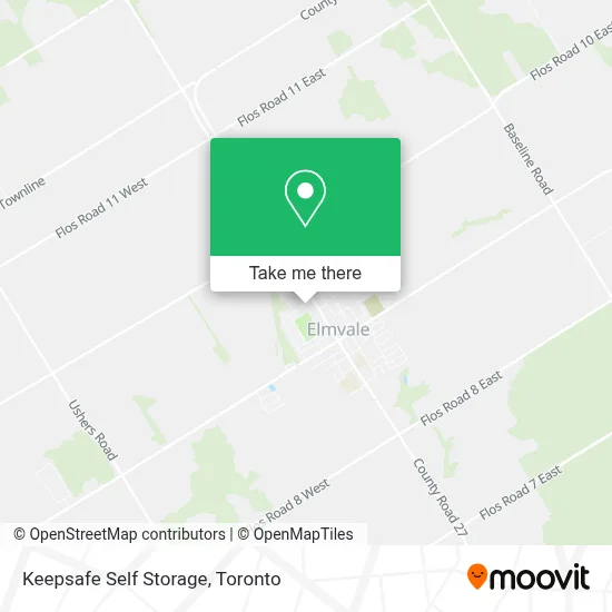 Keepsafe Self Storage map