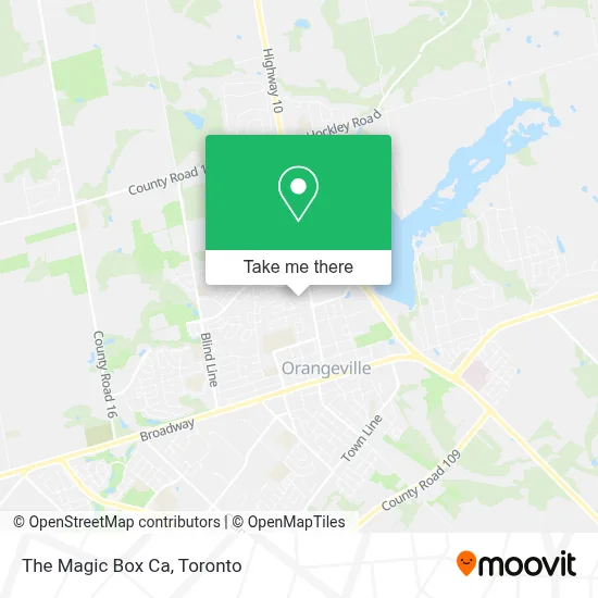 The Magic Box Ca map
