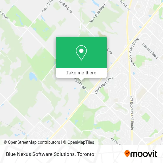 Blue Nexus Software Solutions map