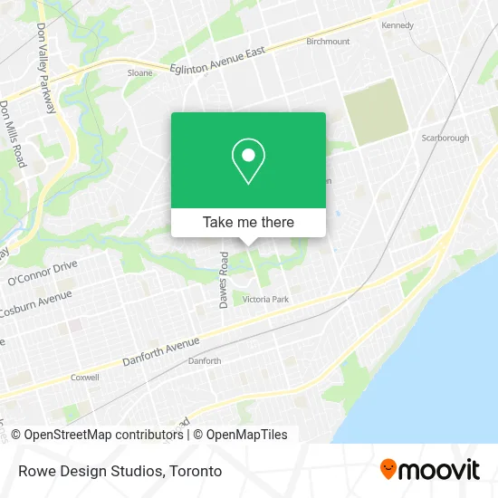 Rowe Design Studios map