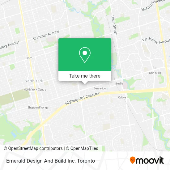 Emerald Design And Build Inc map