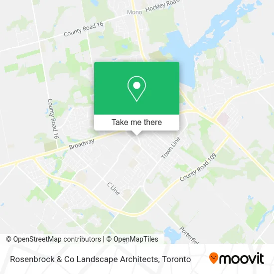 Rosenbrock & Co Landscape Architects map