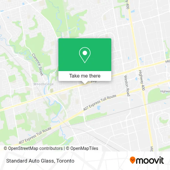 Standard Auto Glass map