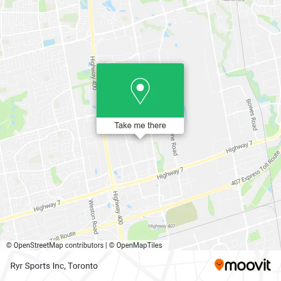 Ryr Sports Inc map
