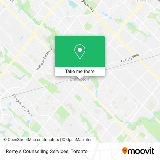 Romy's Counselling Services map