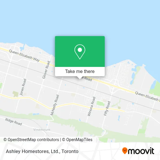 Ashley Homestores, Ltd. map