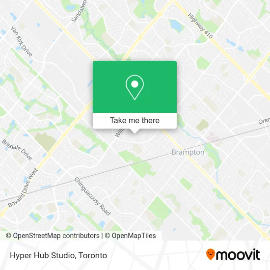 Hyper Hub Studio map