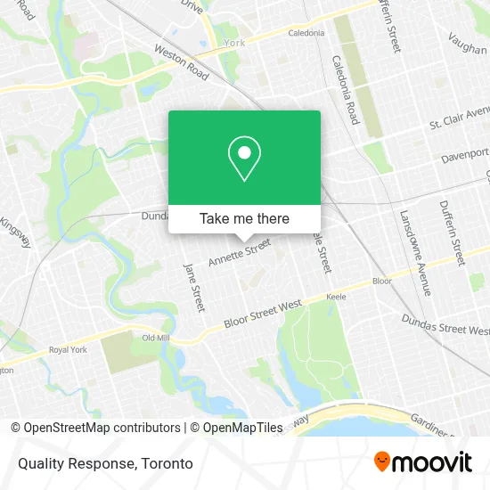 Quality Response map