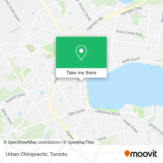 Urban Chiropractic map