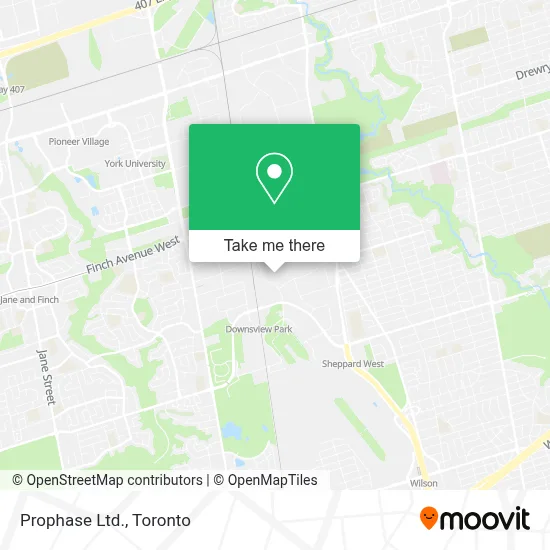 Prophase Ltd. map
