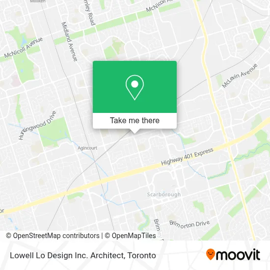 Lowell Lo Design Inc. Architect map