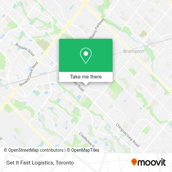 Get It Fast Logistics map