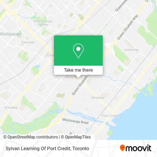 Sylvan Learning Of Port Credit map