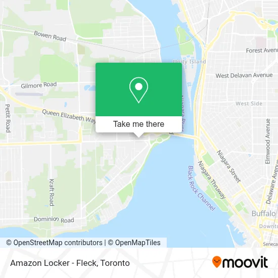 Amazon Locker - Fleck map