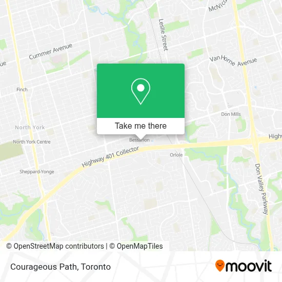 Courageous Path map
