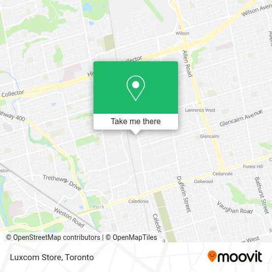 Luxcom Store map