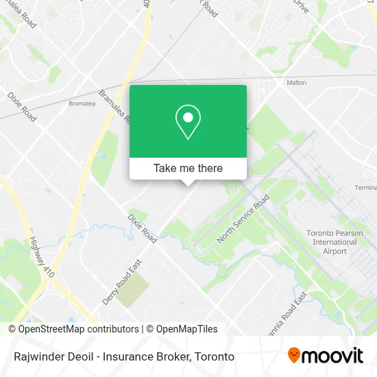 Rajwinder Deoil - Insurance Broker map