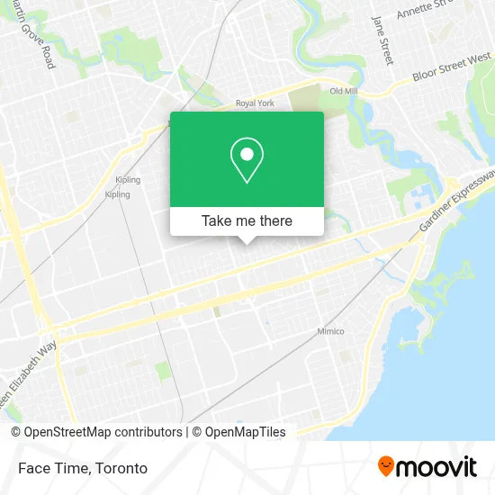 Face Time map
