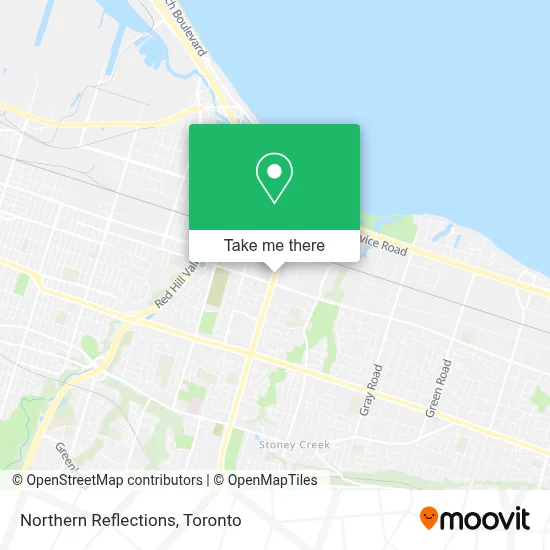Northern Reflections map