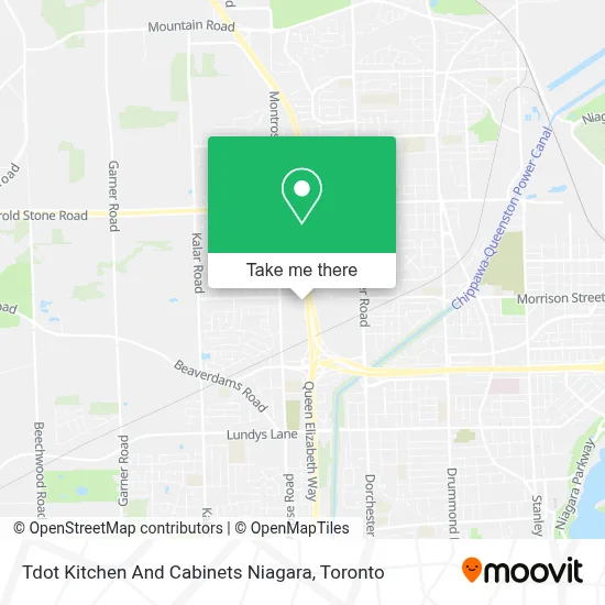 Tdot Kitchen And Cabinets Niagara map