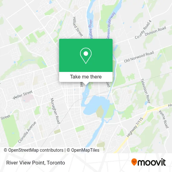 River View Point map