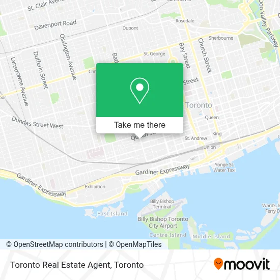 Toronto Real Estate Agent map