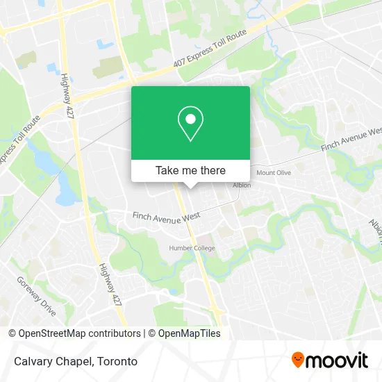 Calvary Chapel map