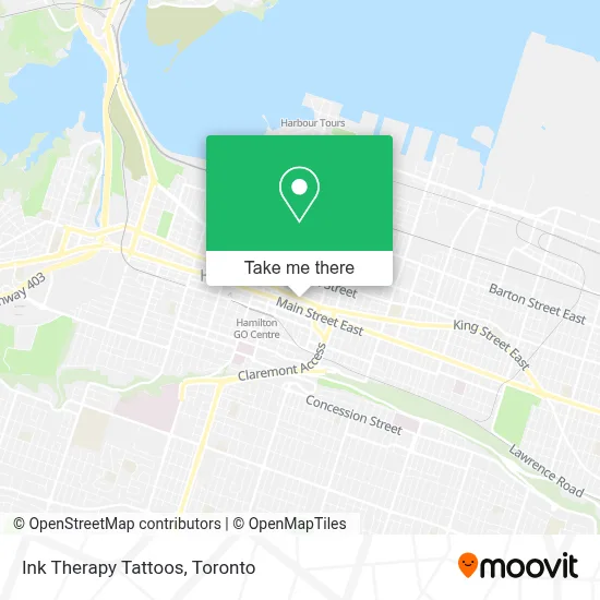 Ink Therapy Tattoos map