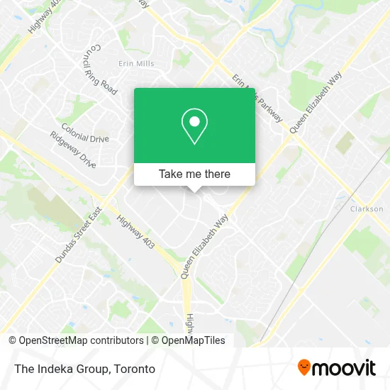 The Indeka Group map