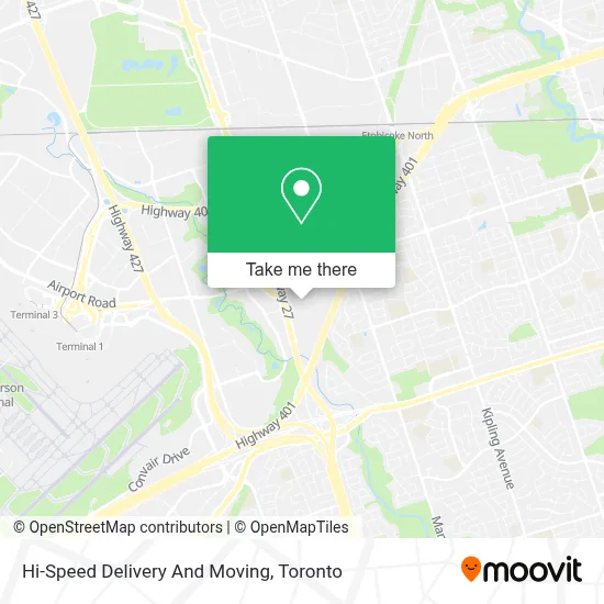 Hi-Speed Delivery And Moving map