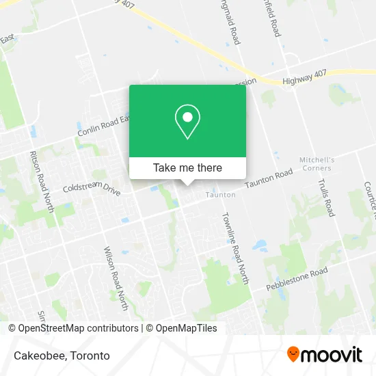 Cakeobee map