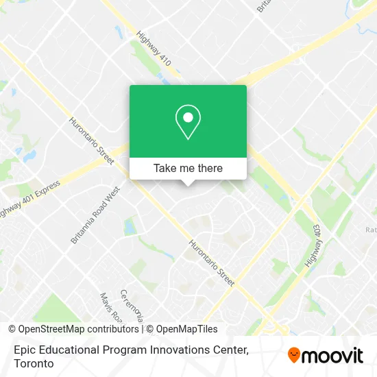 Epic Educational Program Innovations Center map