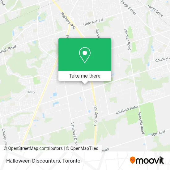 Halloween Discounters map