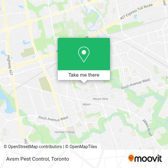 Avsm Pest Control map