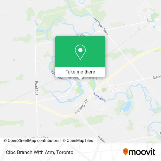 Cibc Branch With Atm map