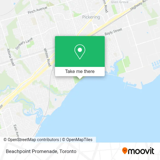 Beachpoint Promenade map