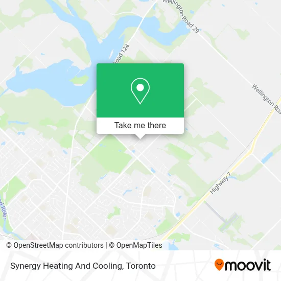 Synergy Heating And Cooling map