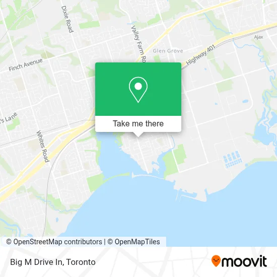 Big M Drive In map