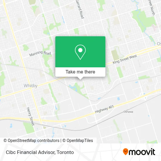 Cibc Financial Advisor map