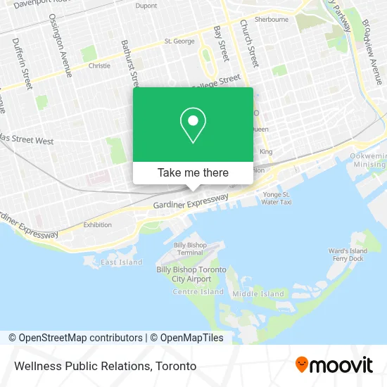 Wellness Public Relations map