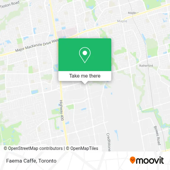 Faema Caffe map